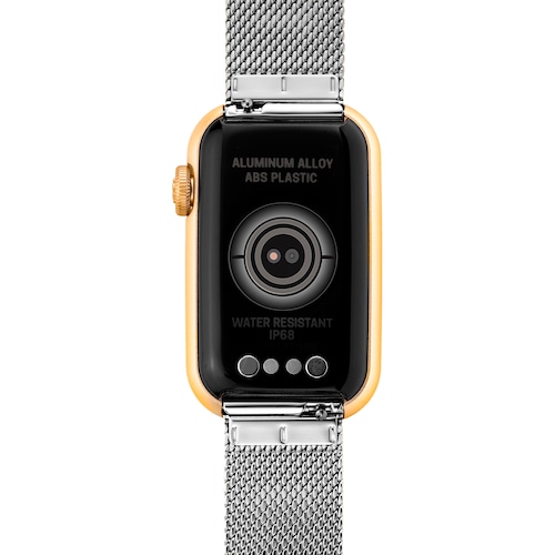 Smartwatch with steel bracelet and aluminum case in gold-colored IPG TOUS TOUS T-Band Mesh