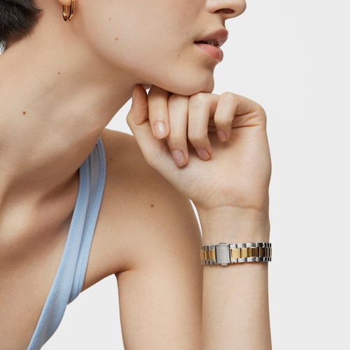 Analog Watch with steel and gold-colored IPG steel bracelet TOUS T-Bear Kdt