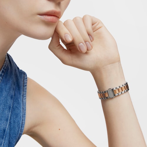 Relógio analógico com bracelete em aço e aço IPRG rosado TOUS T-Bear Kdt