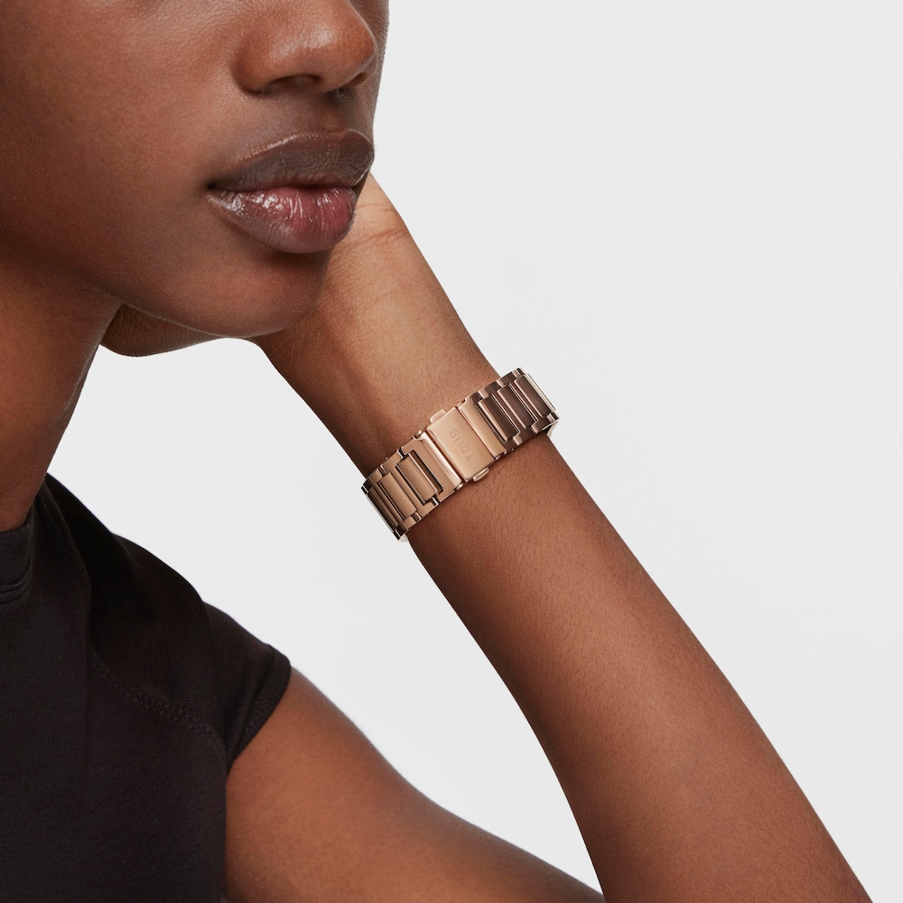 Zegarek cyfrowy z bransoletką z r&oacute;żowej stali IPRG D-BEAR