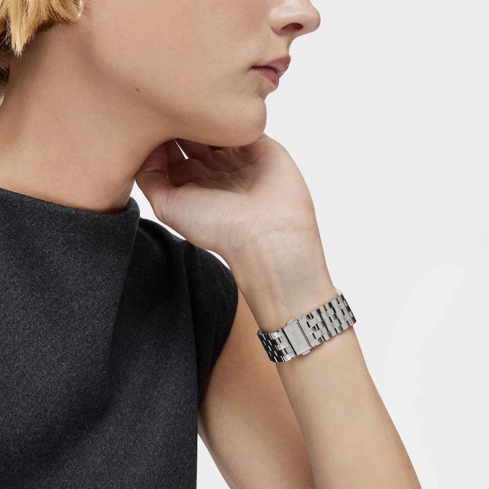 Reloj smartwatch con brazalete de acero D-Connect