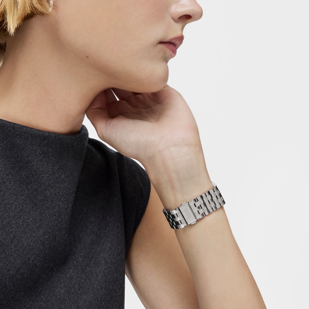 Smartwatch with steel bracelet D-Connect