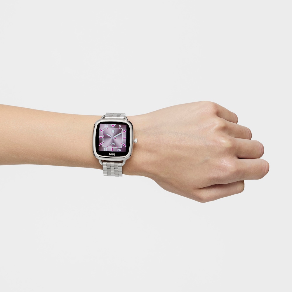Reloj smartwatch con brazalete de acero D-Connect