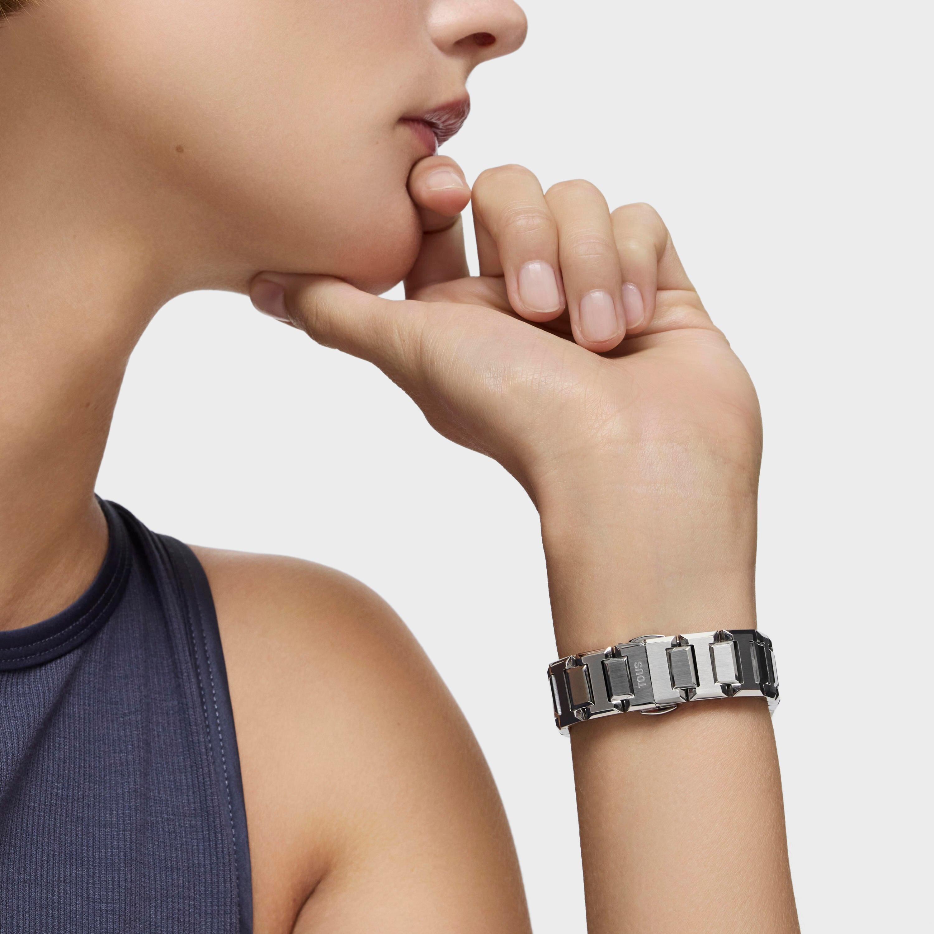 Analog Watch with aluminum bracelet Karat