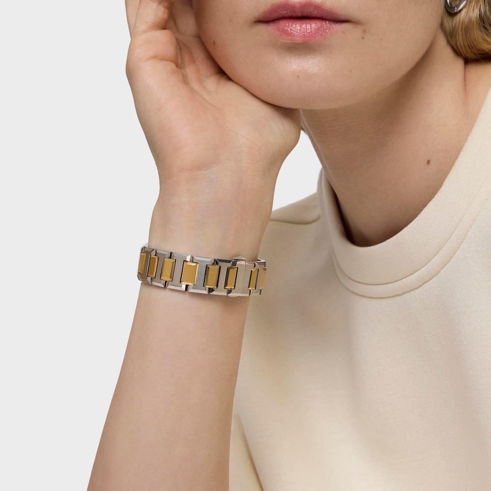 Digit&aacute;ln&iacute; Hodinky z&nbsp;nerezov&eacute; oceli s&nbsp;n&aacute;ramkem z&nbsp;IPG oceli ve zlat&eacute; barvě Karat