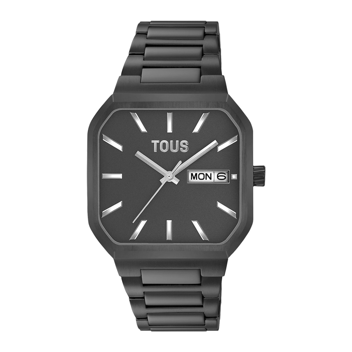 Tous - Reloj Analógico Con Brazalete Acero Ip Negro Lit - Único