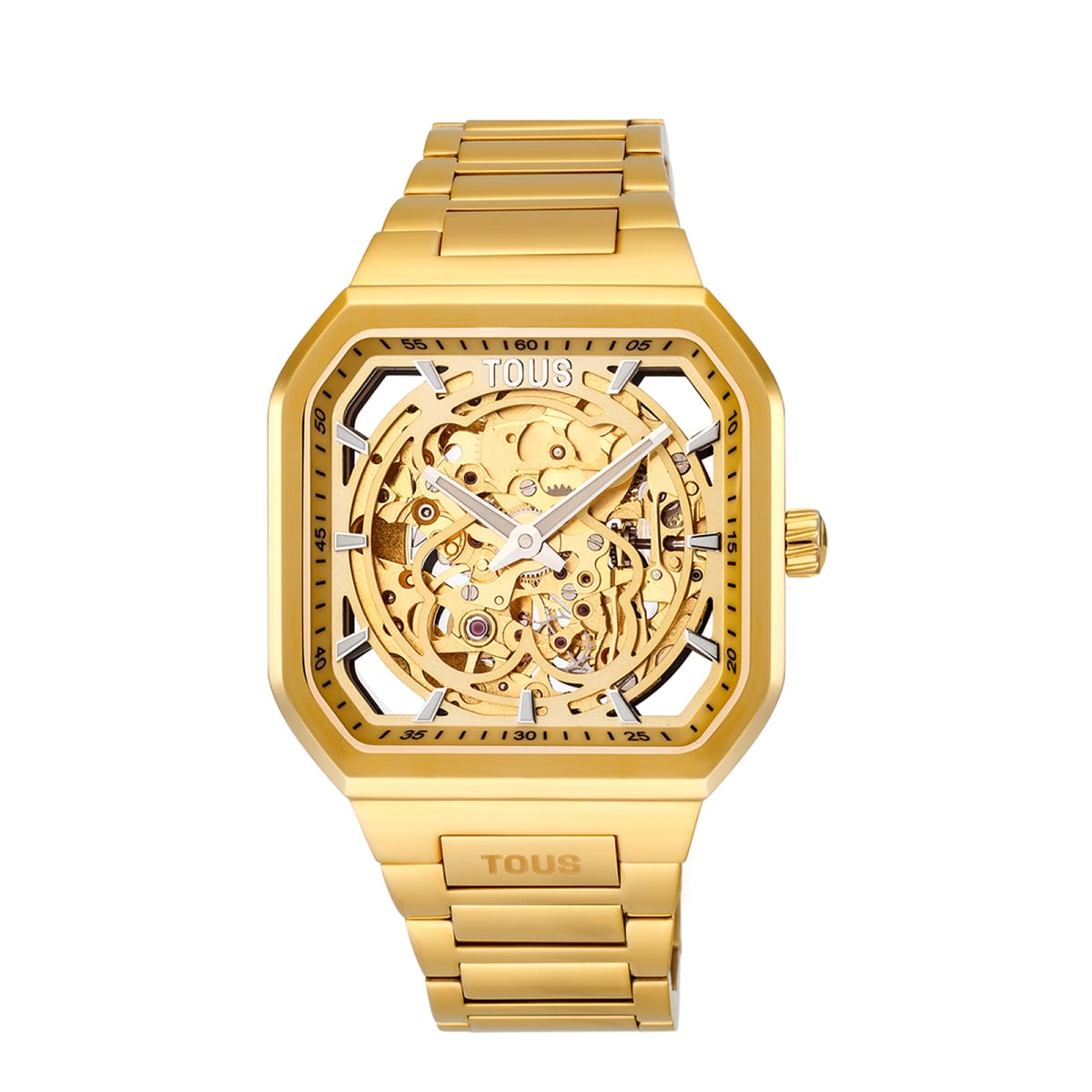 Tous - Reloj Analógico Automático Con Brazalete De Acero Ipg Dorado D-Bear Now - Único