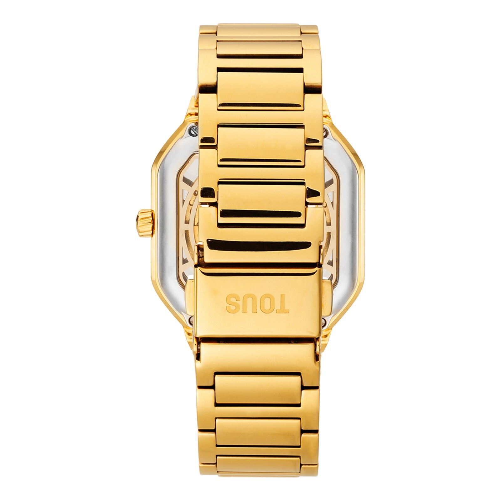 Analog Watch with gold-colored IPG steel bracelet D-Bear Now | TOUS