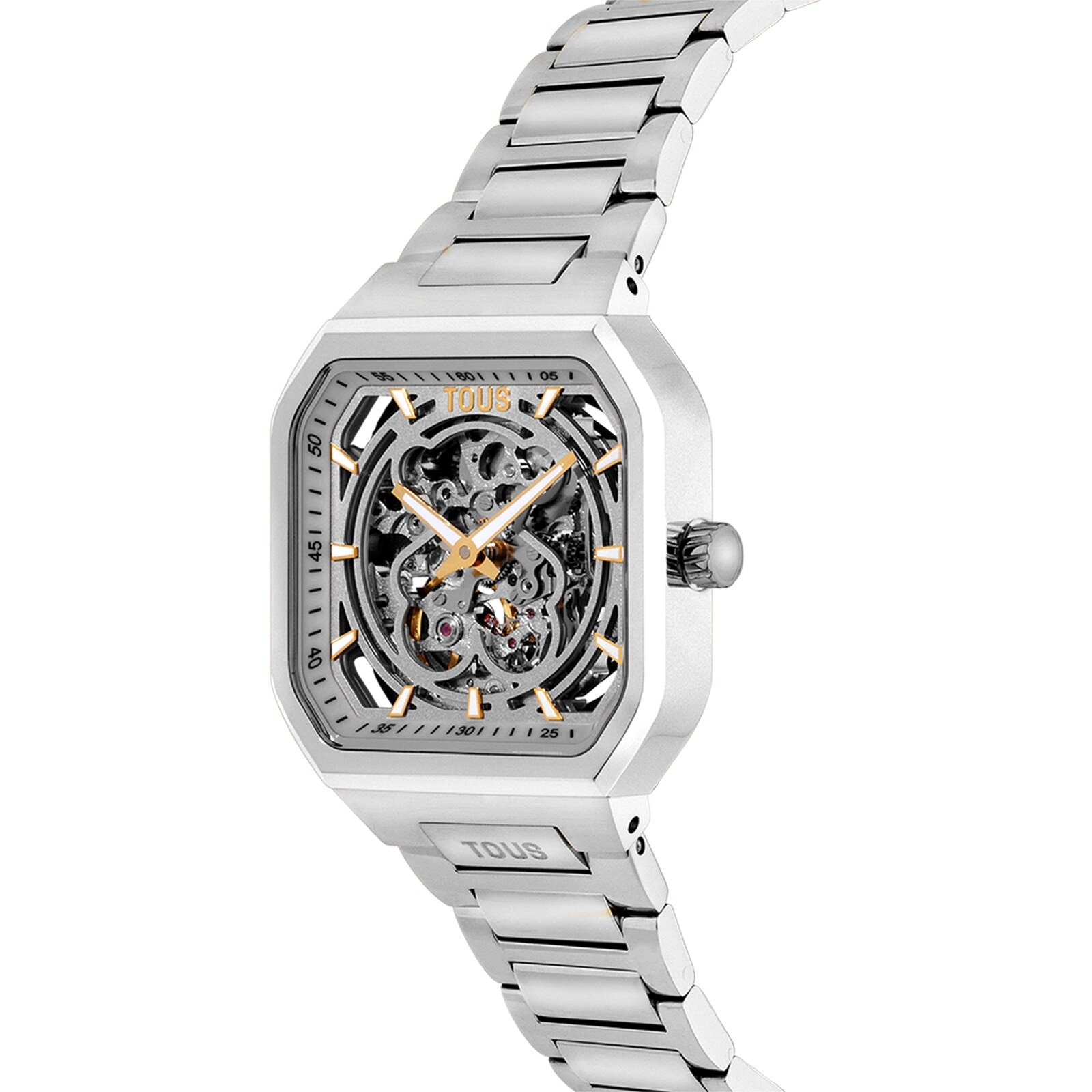 Automatic analog Watch with steel bracelet D-Bear Now