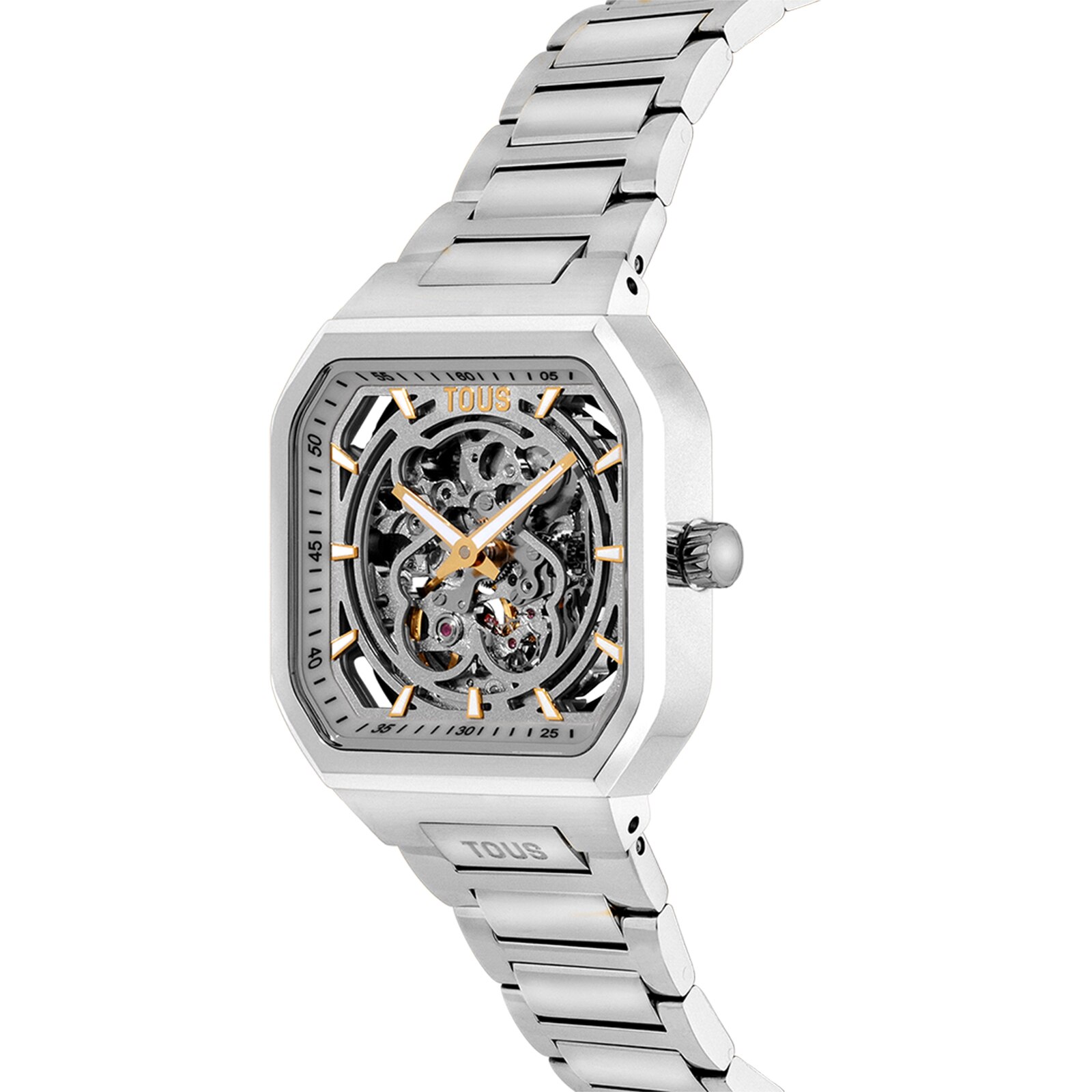 Automatic analog Watch with steel bracelet D-Bear Now