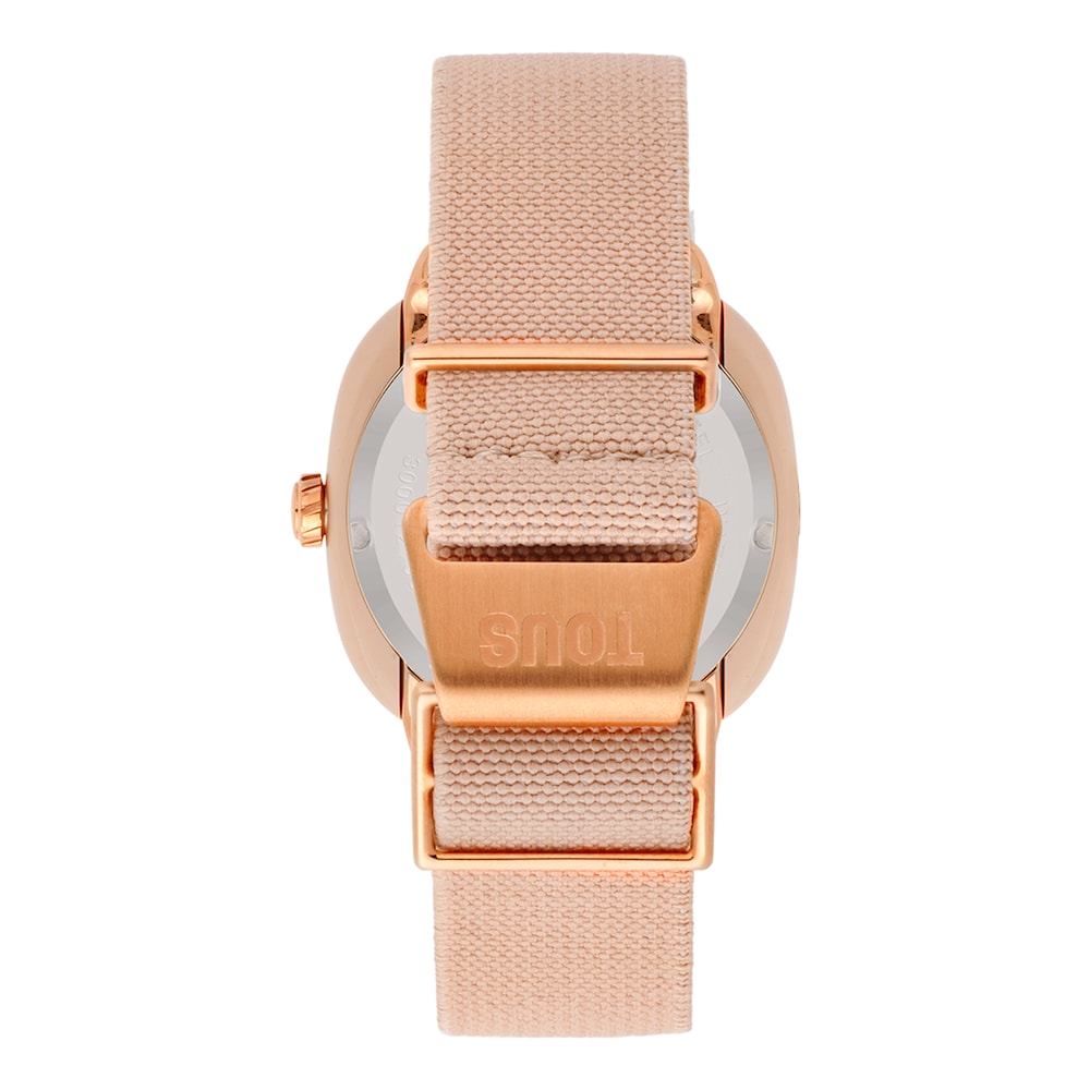 Reloj anal&oacute;gico de acero IPRG nude con brazalete el&aacute;stico en color rosa Osier
