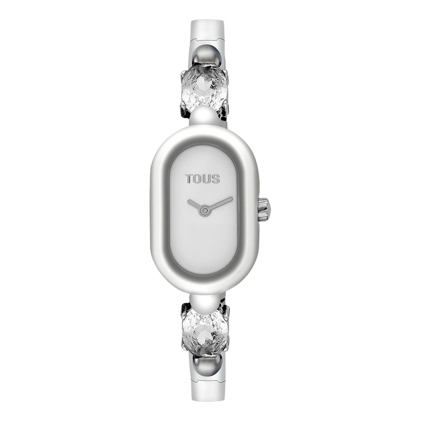 Analog Watch with steel bracelet and rock crystal TOUS Color