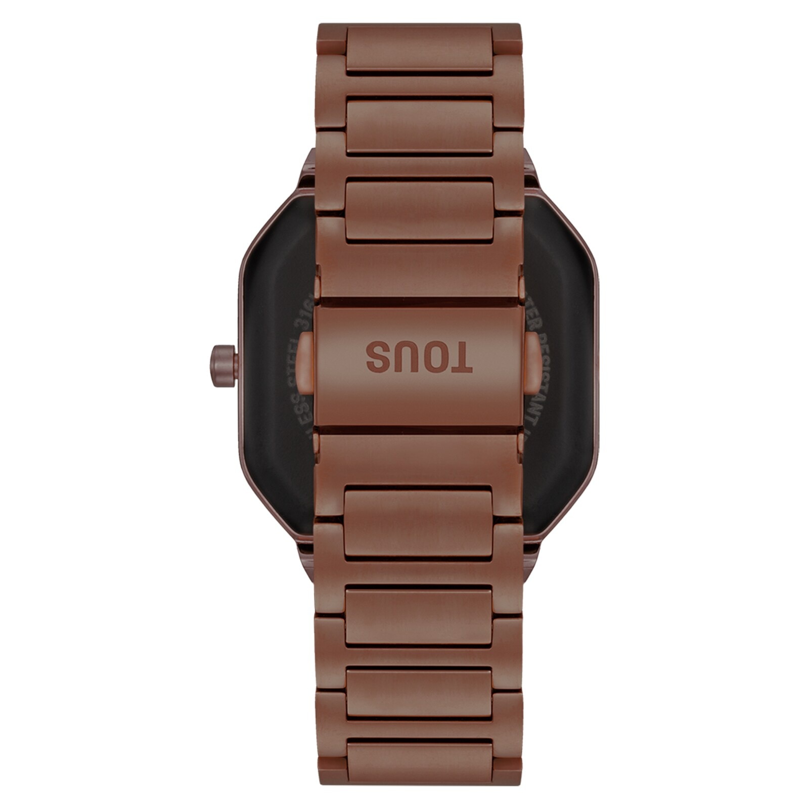 Smartwatch with steel bracelet and zirconias B-Connect