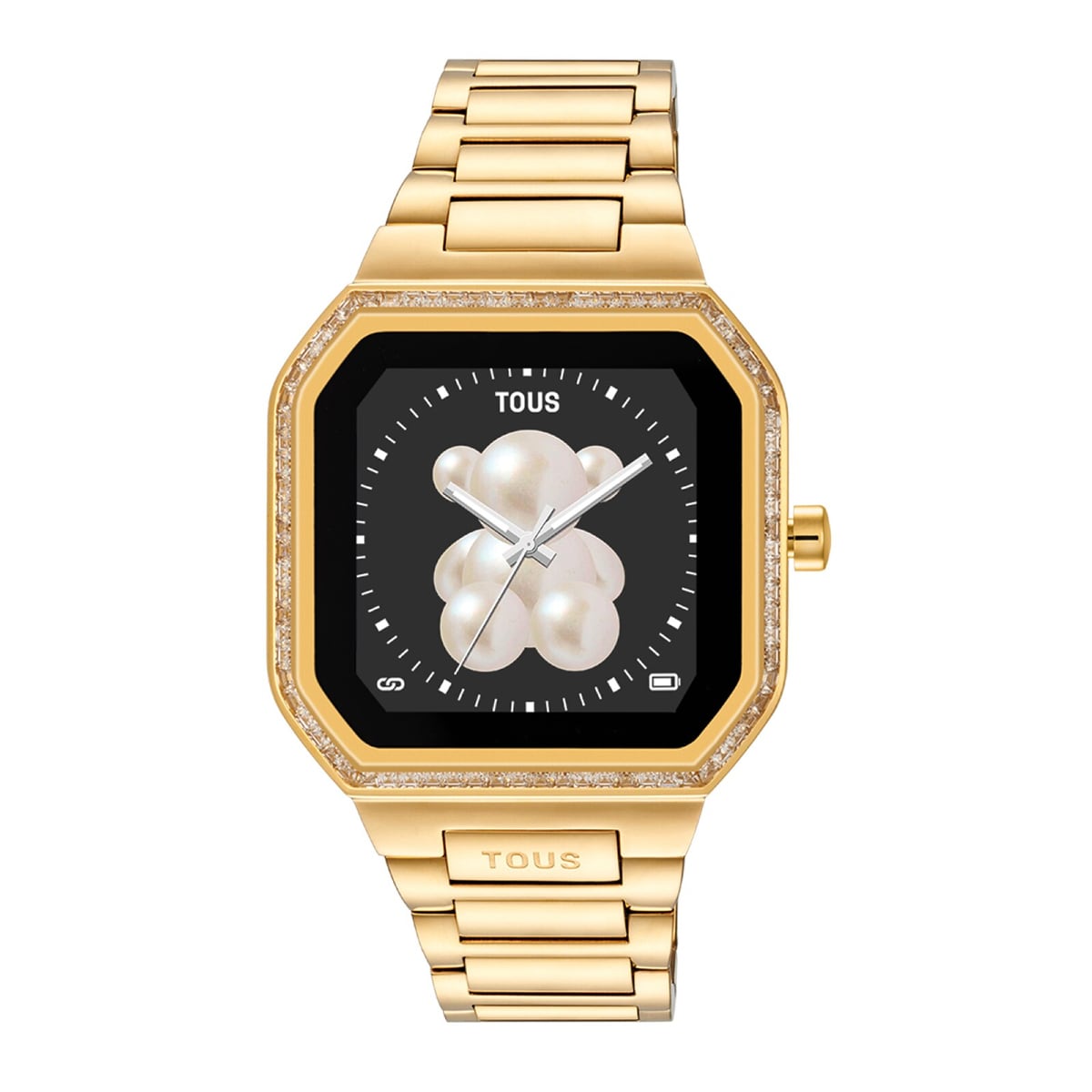 Tous - Reloj Smartwatch Con Brazalete De Acero Dorado Y Zirconitas B-Connect - Único
