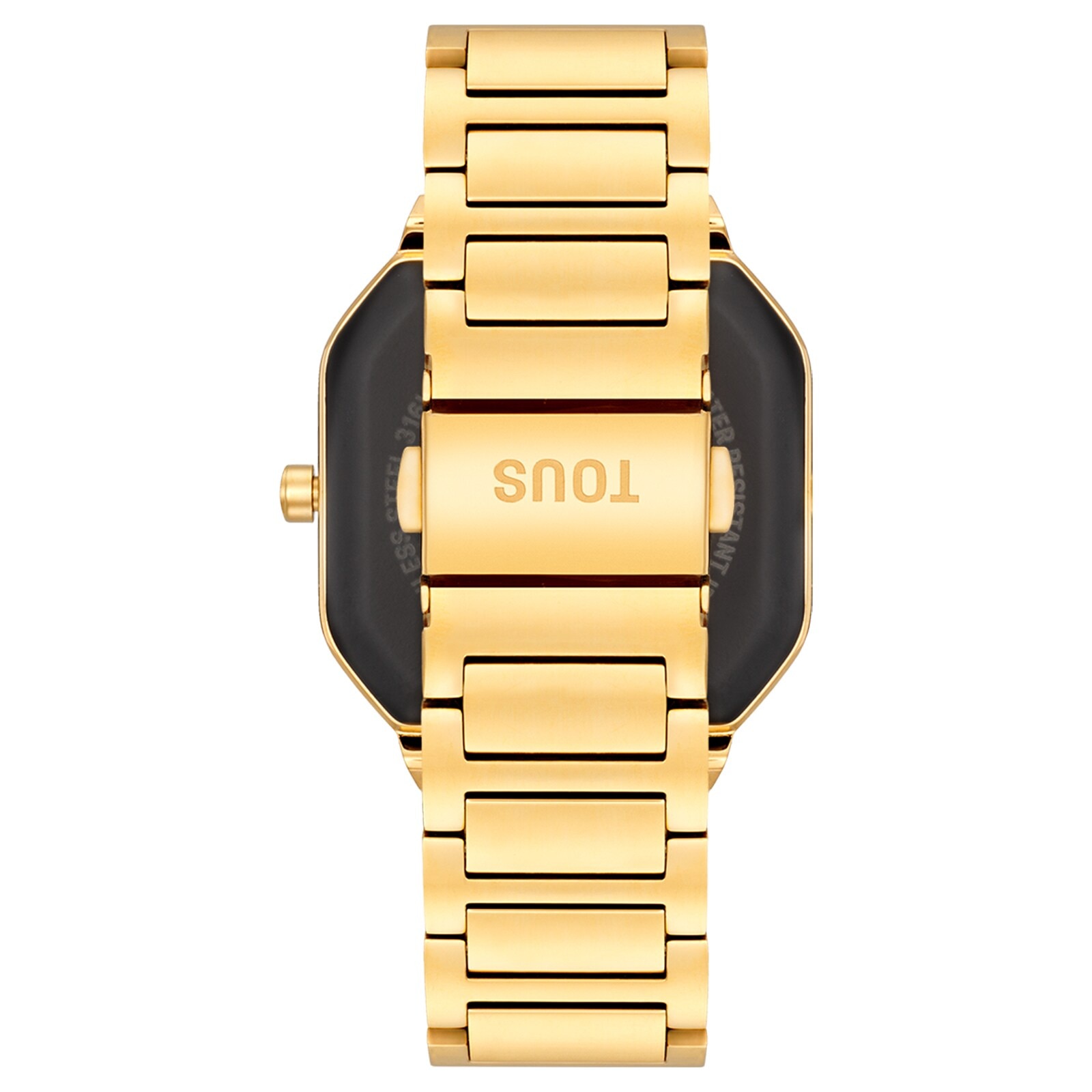 Smartwatch with gold-colored steel bracelet B-Connect