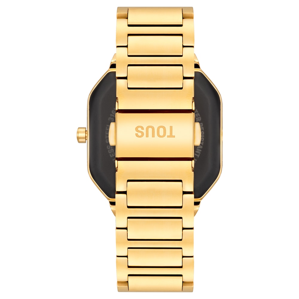 Smartwatch with gold-colored steel bracelet B-Connect image number 2