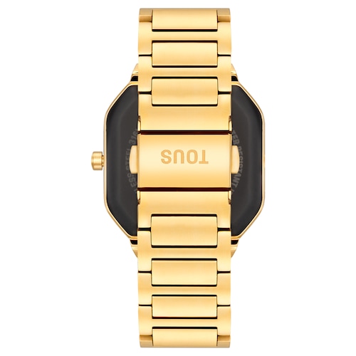 Smartwatch with gold-colored steel bracelet B-Connect