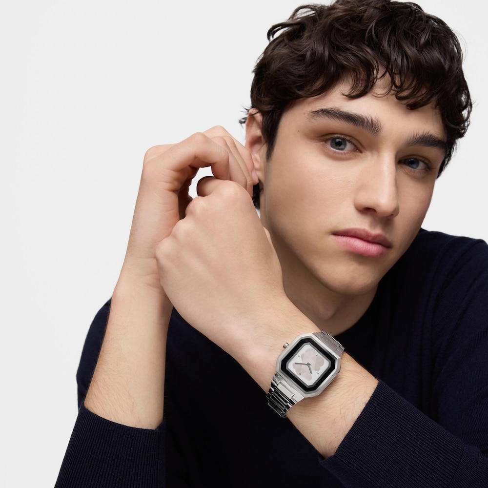 Reloj smartwatch con brazalete de acero B-Connect image number 6