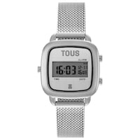 Digital Watch with steel bracelet D-Logo Mini