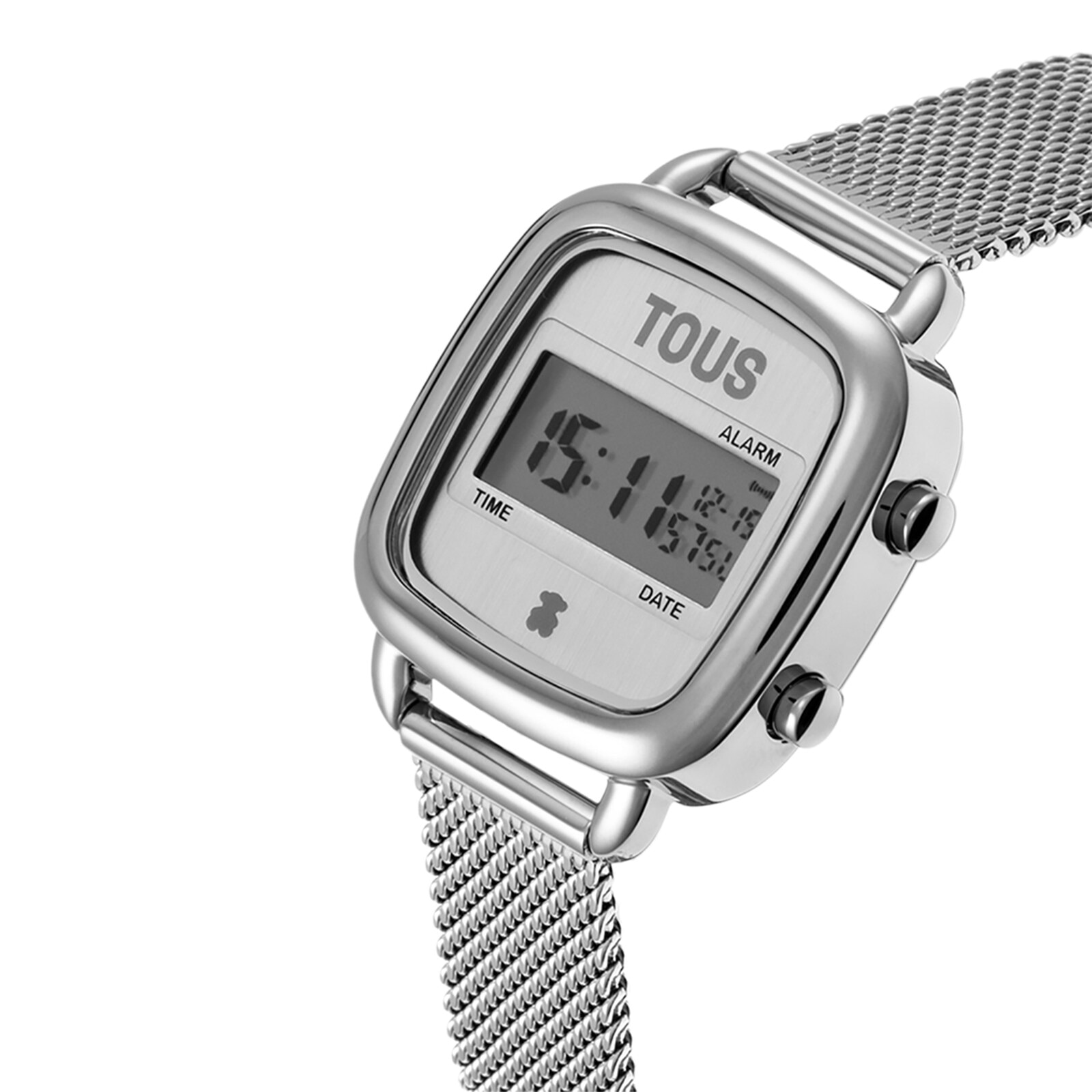 Digital Watch with steel bracelet D-Logo Mini