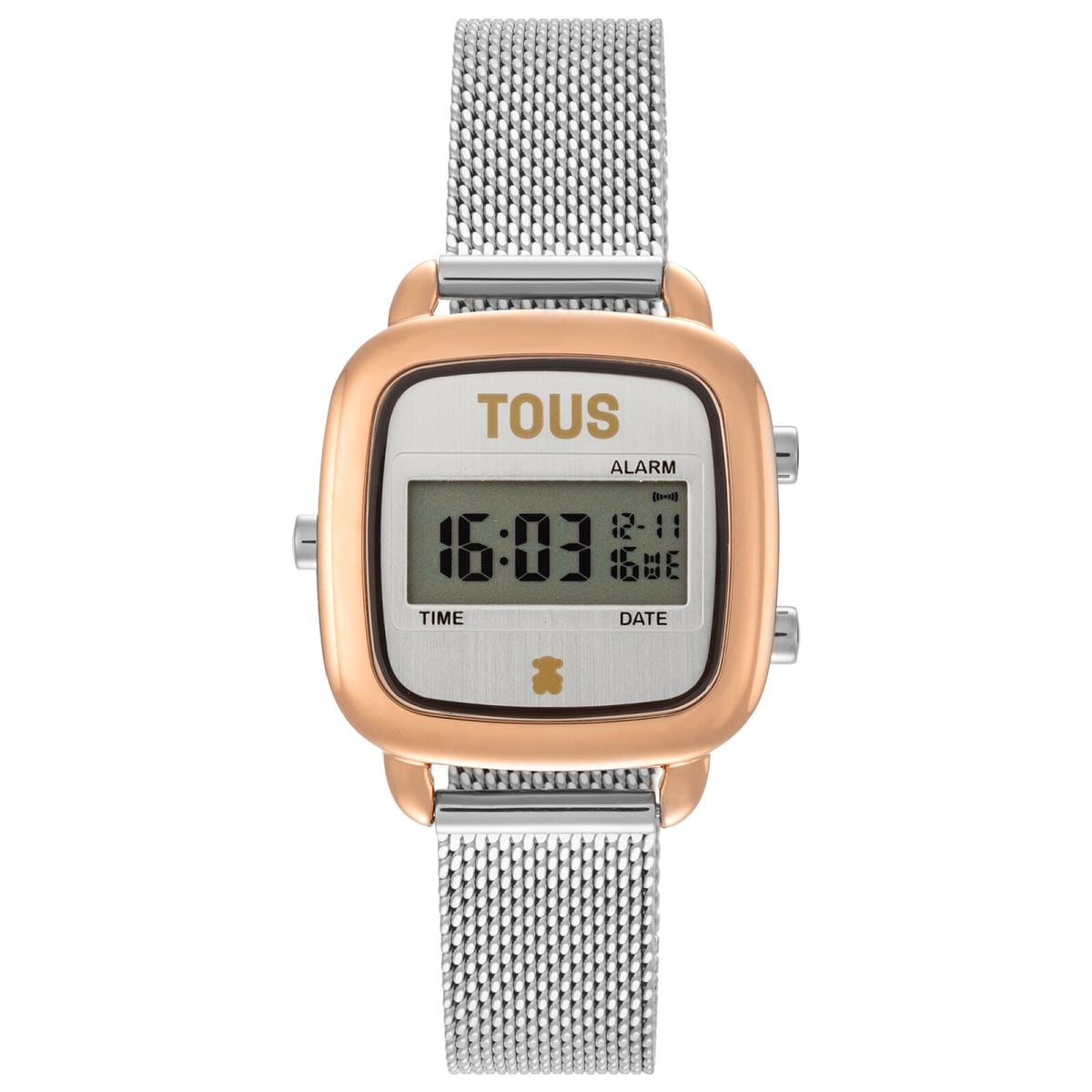 Tous - Reloj Digital Bicolor Con Brazalete De Acero D-Logo Mini - Único
