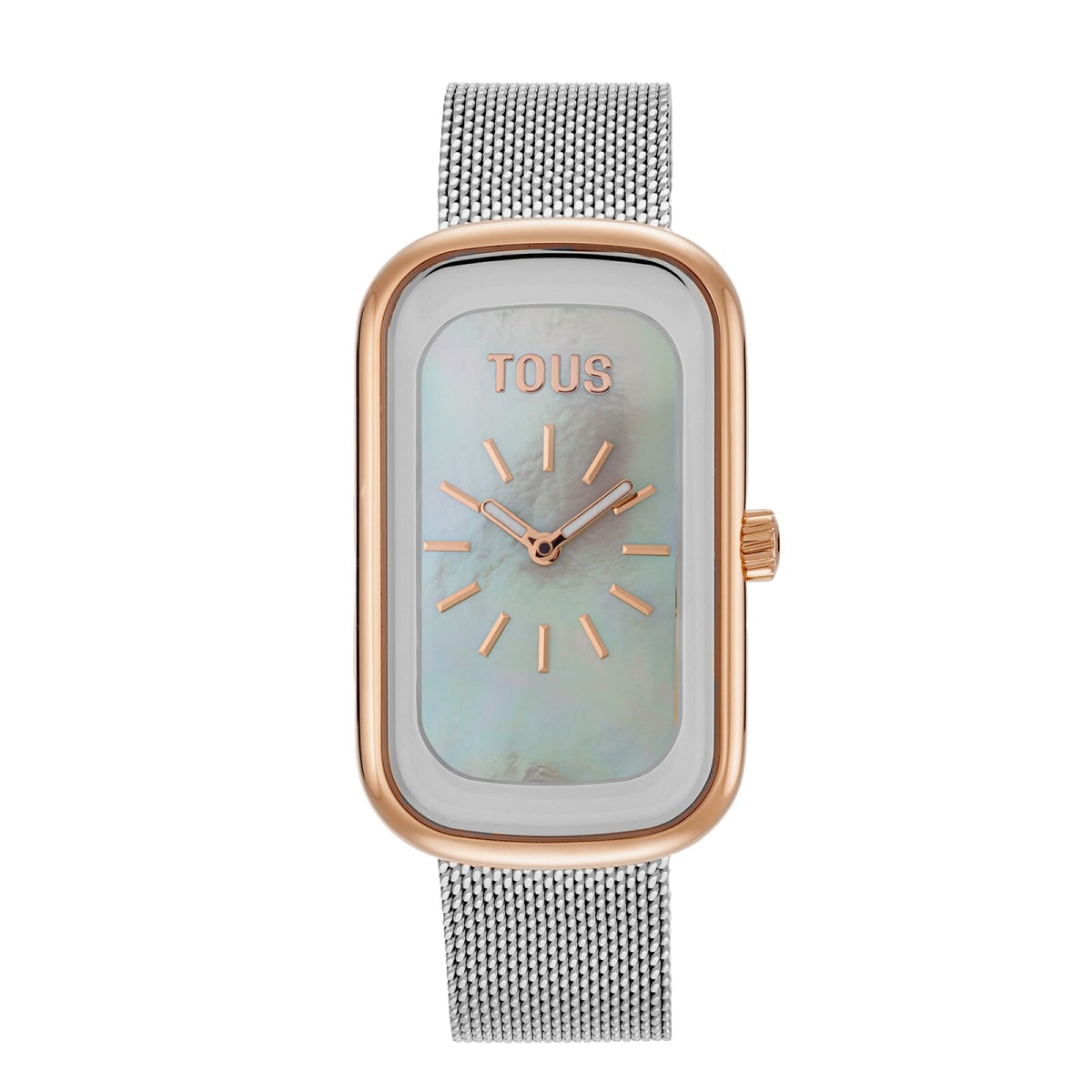Tous - Reloj Analógico Con Esfera De Nácar Y Brazalete Bicolor T-Band Club - Único
