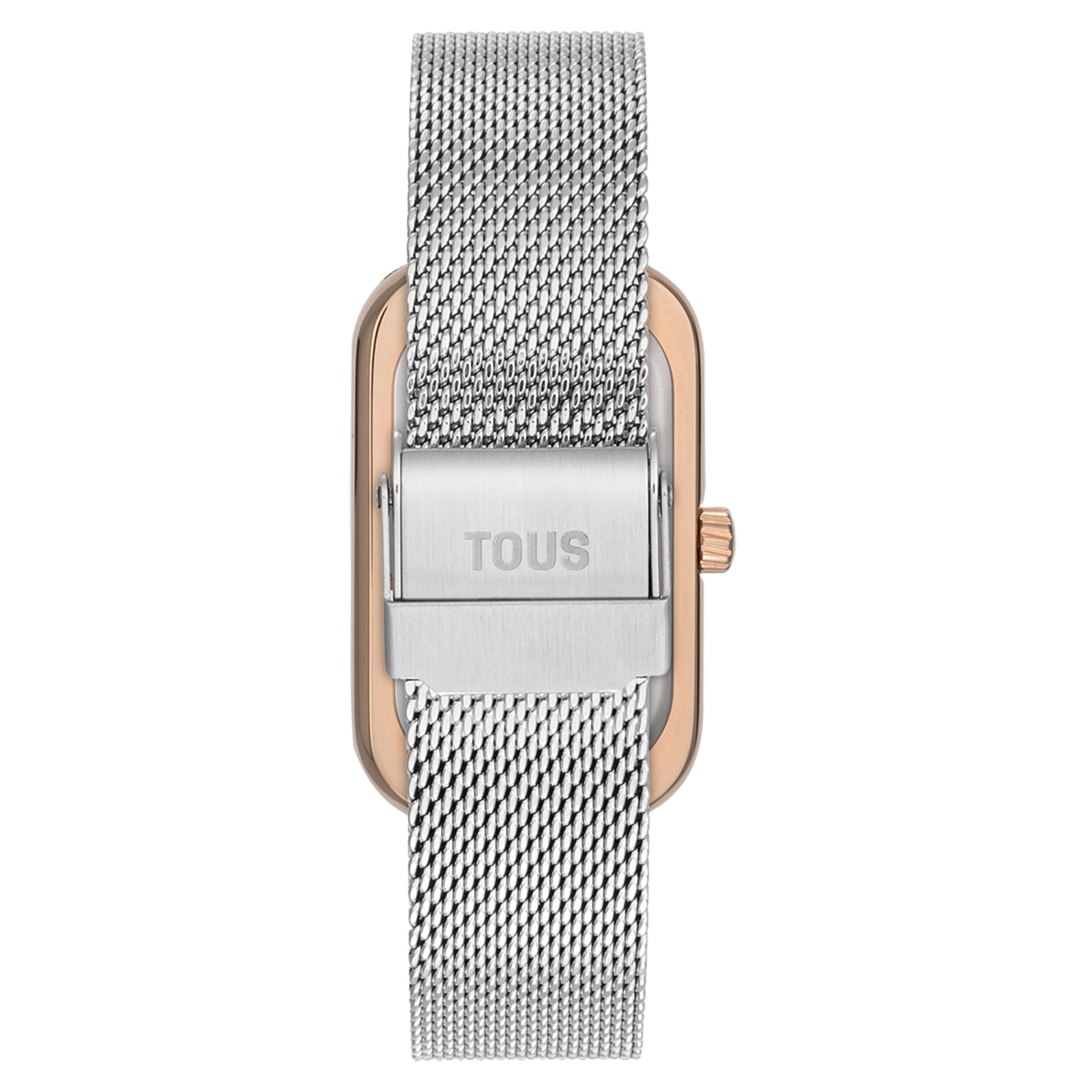 Analog Watch with mother-of-pearl face and two-tone steel bracelet T-Band Club