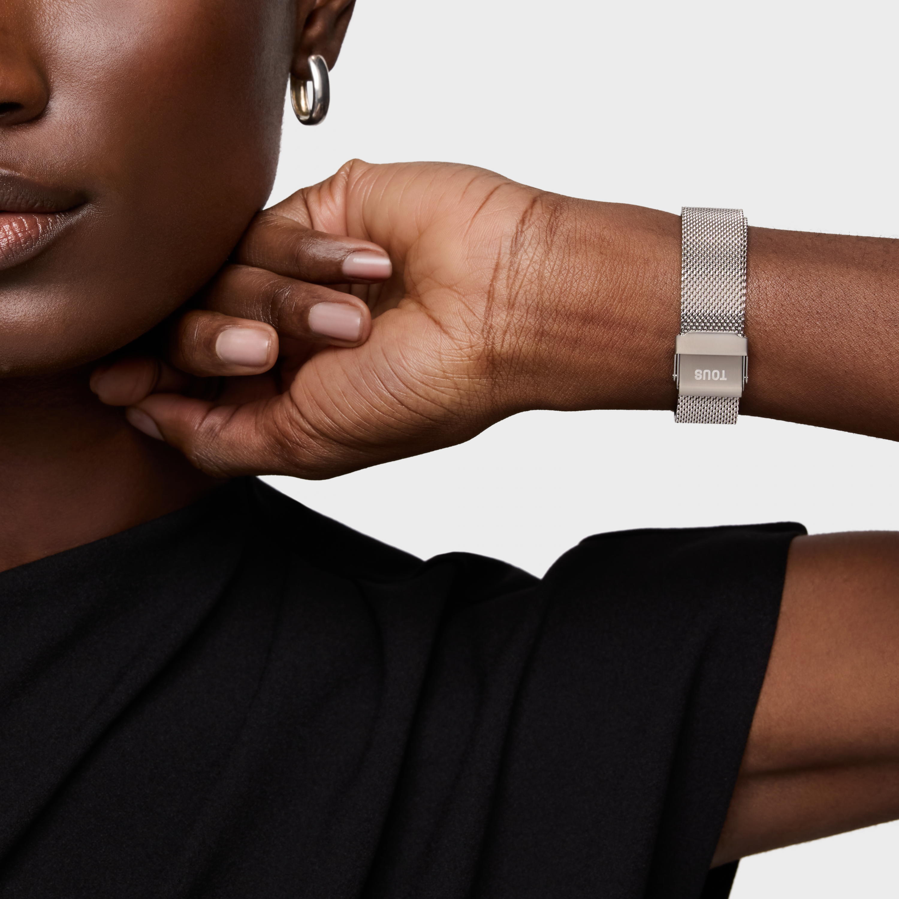 Analog Watch with mother-of-pearl face and two-tone steel bracelet T-Band Club