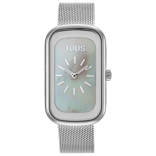 Analog Watch with mother-of-pearl face and steel bracelet T-Band Club