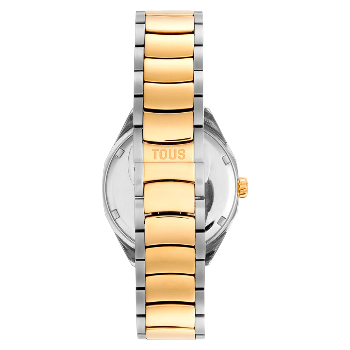 Analog Watch with Swiss movement, mother-of-pearl face and two-tone steel link bracelet TOUS Now Lady