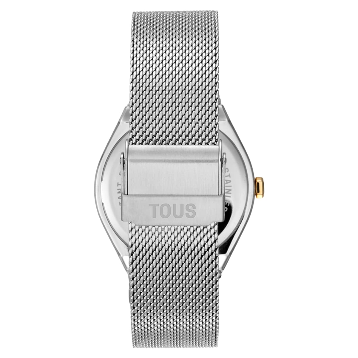 Analog Watch with steel and gold-colored steel bracelet Karat Round Mesh