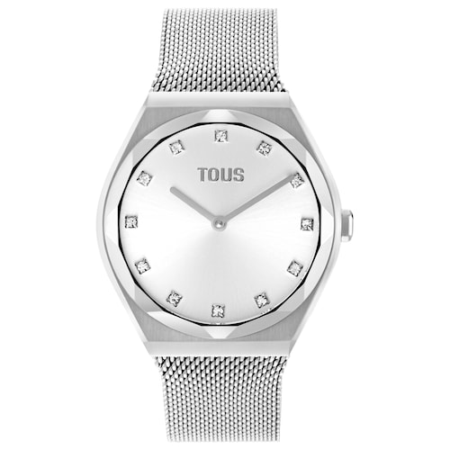 Analog Watch with steel bracelet Karat Round Mesh