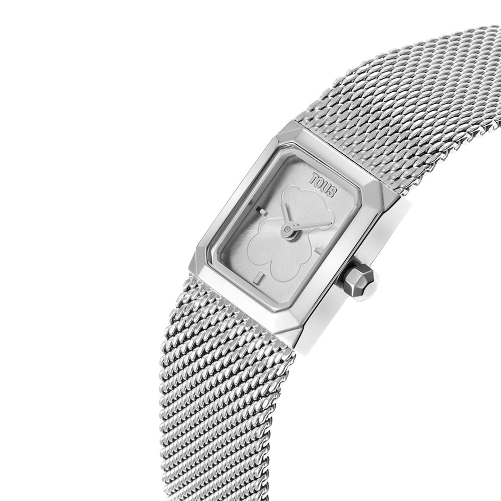 Analogowy zegarek ze stalową bransoletą z siateczki mediolańskiej Mini Mesh