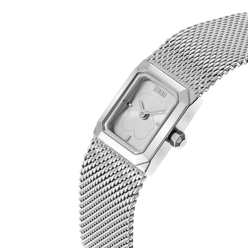 Analog Watch with steel Milanese mesh bracelet Mini Mesh