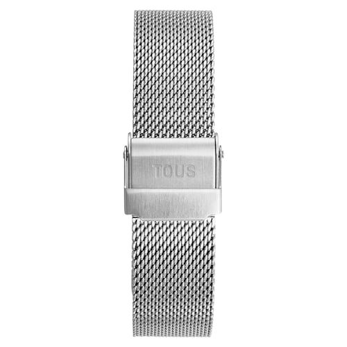 Analog Watch with steel Milanese mesh bracelet and gold-colored steel Mini Mesh