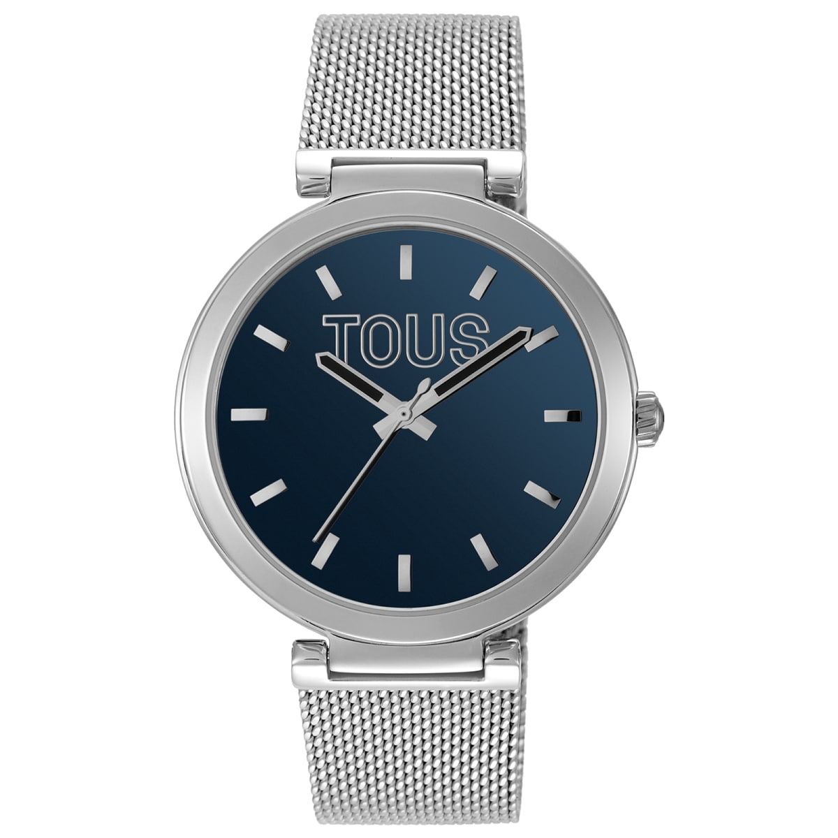 Tous - Reloj Analógico Con Esfera Azul Y Brazalete De Acero S-Mesh Mirror - U