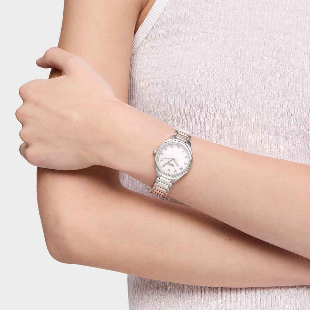 Reloj analógico con brazalete de eslabones de acero TOUS Now KDT Reloj analógico con brazalete de eslabones de acero TOUS Now KDT