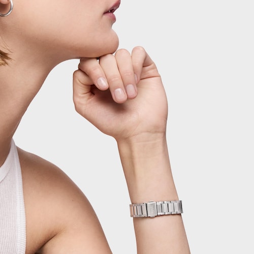 Reloj analógico con brazalete de eslabones de acero TOUS Now KDT