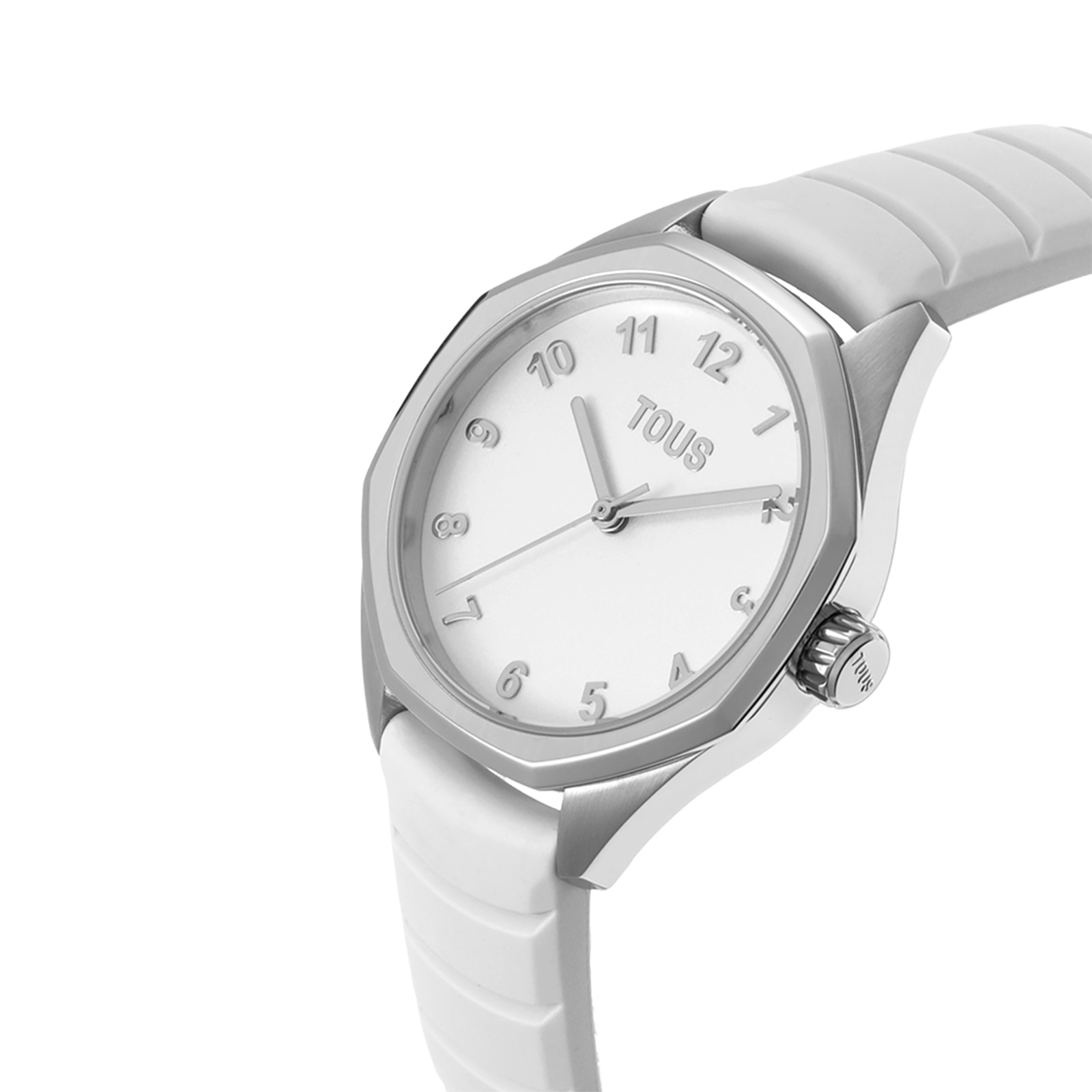 Analog Watch with white rubber strap TOUS Now KDT