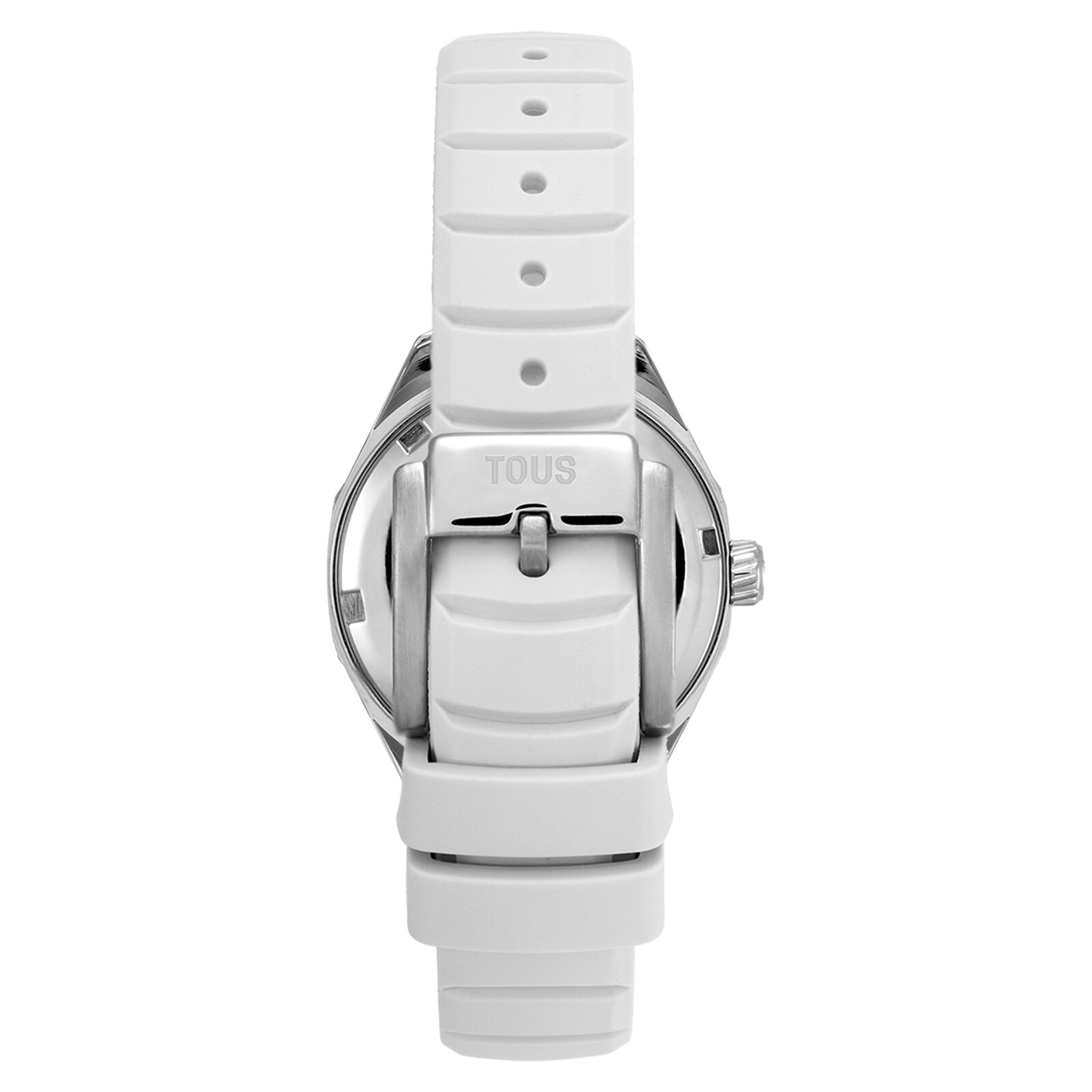 Analog Watch with white rubber strap TOUS Now KDT