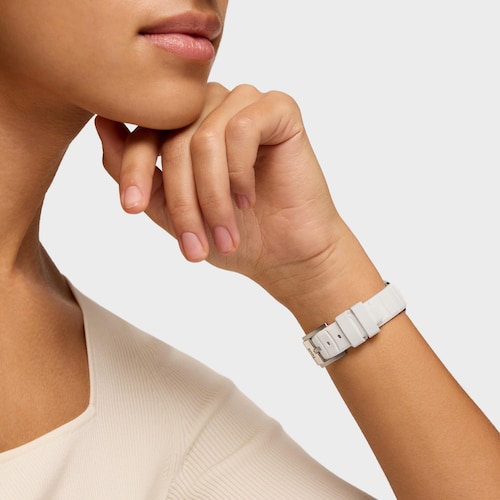 Reloj analógico con correa de caucho en color blanco TOUS Now KDT