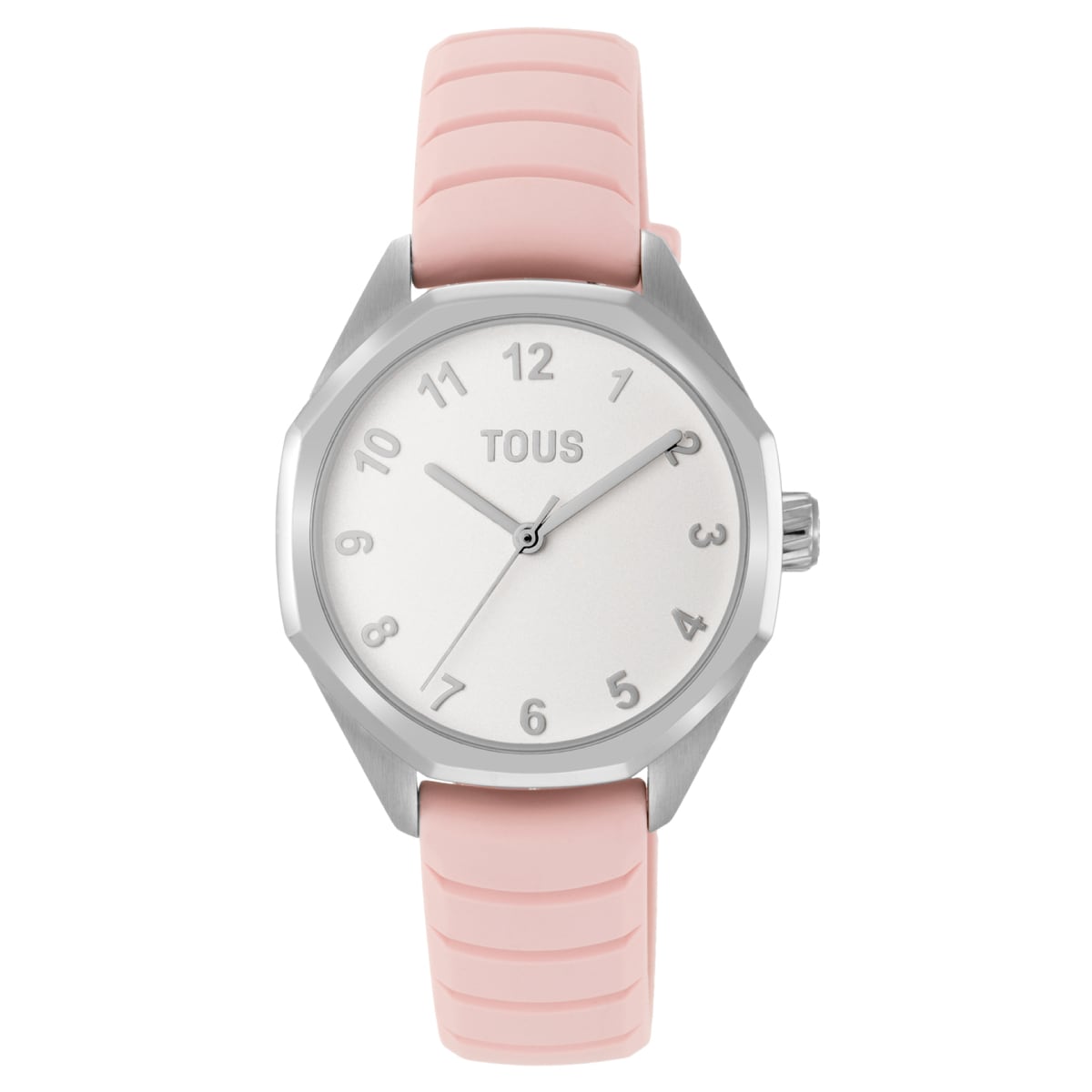 Tous - Reloj Analógico Con Correa De Caucho En Color Rosa Tous Now Kdt - U