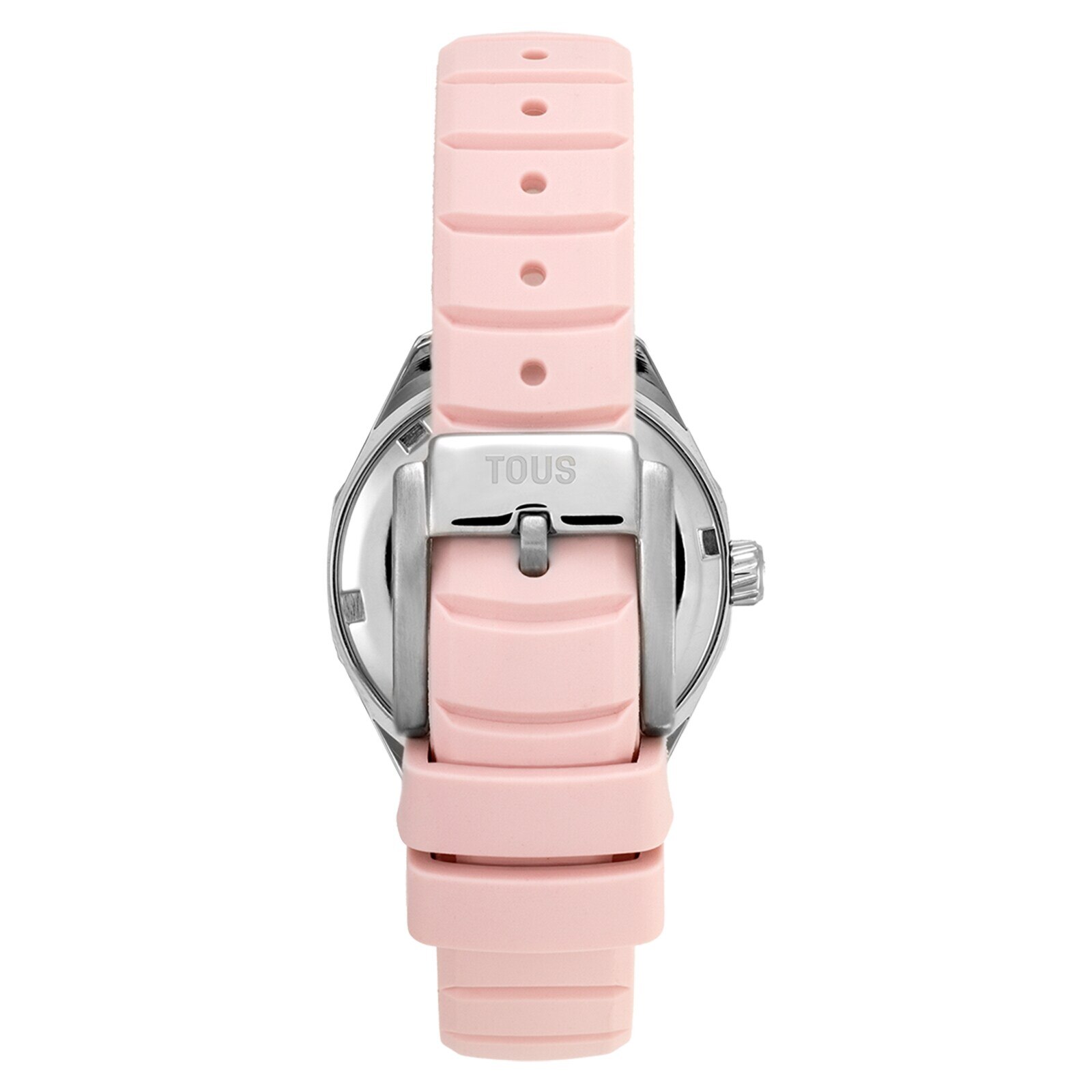 Analog Watch with pink rubber strap TOUS Now KDT