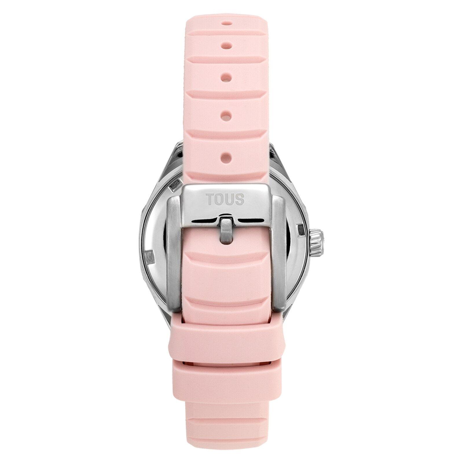 Analog Watch with pink rubber strap TOUS Now KDT