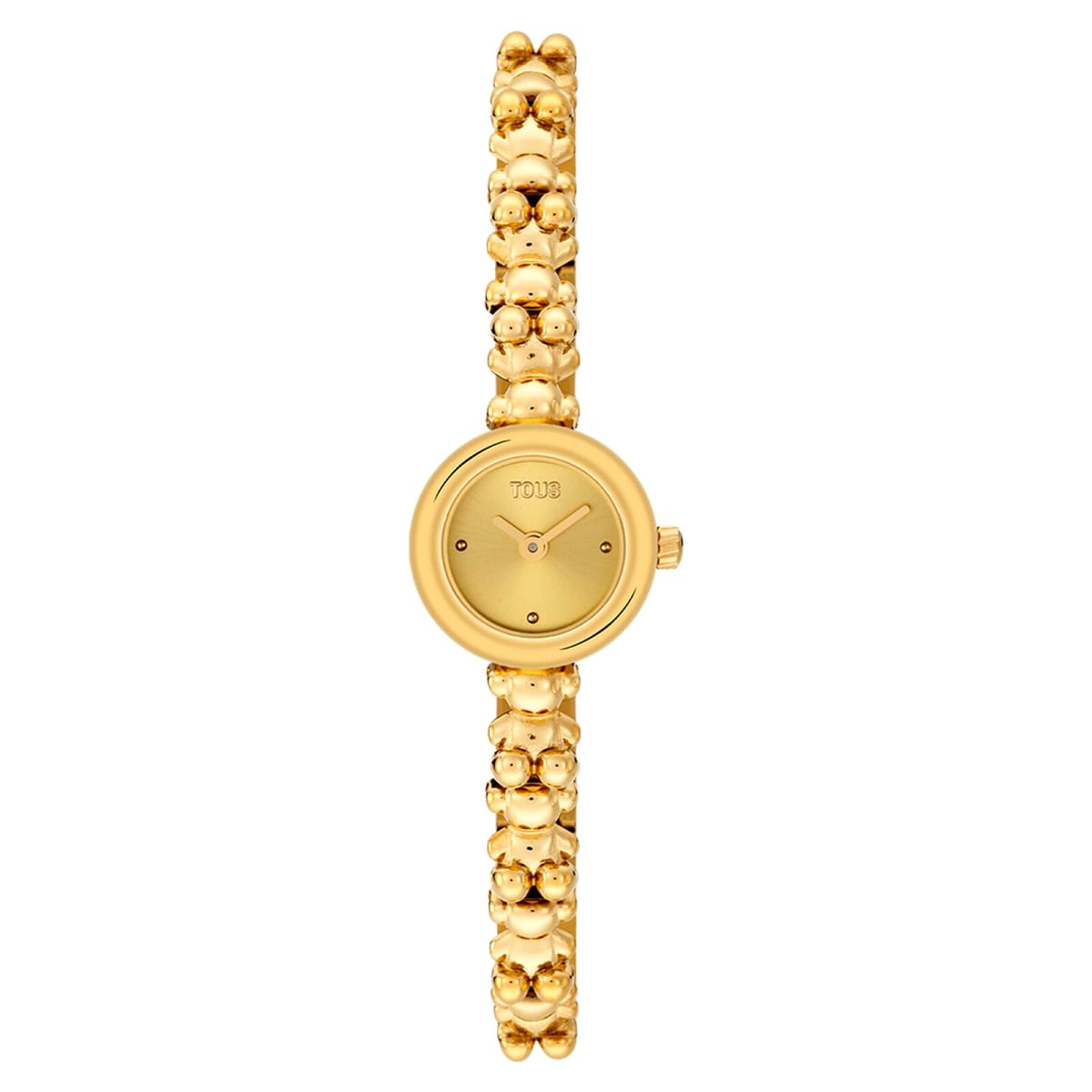 Tous - Reloj Analógico Con Brazalete De Acero Dorado Bold Bear Round - Único