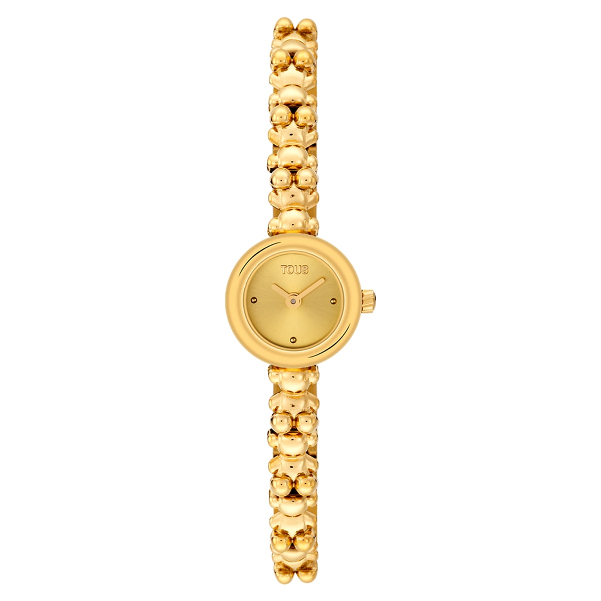 Tous - Reloj Analógico Con Brazalete De Acero Dorado Bold Bear Round - U