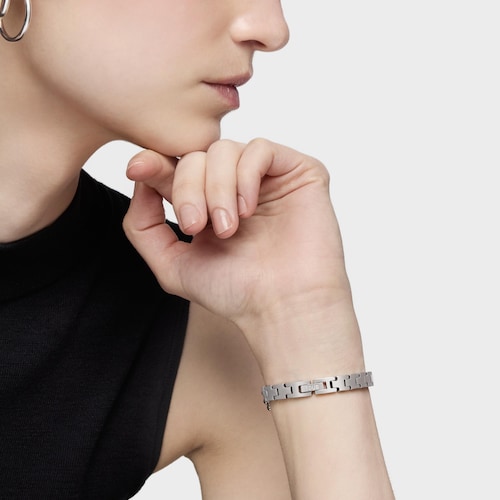 Reloj analógico con brazalete de acero Bold Bear Round