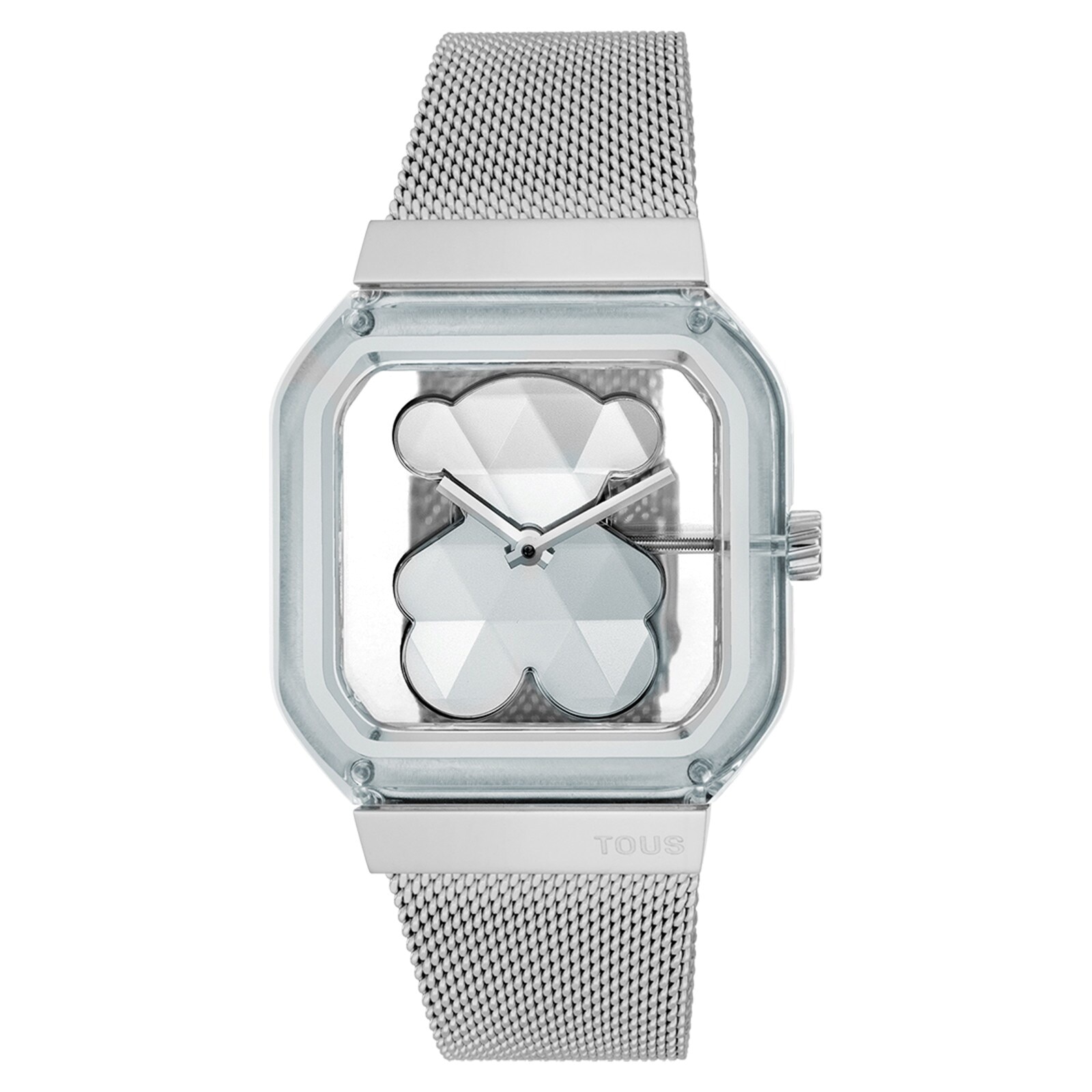 Analog watch with steel bracelet D-Bear Party