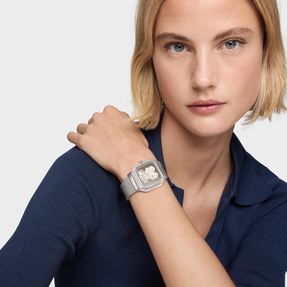 Orologio analogico con bracciale in acciaio D-Bear Party