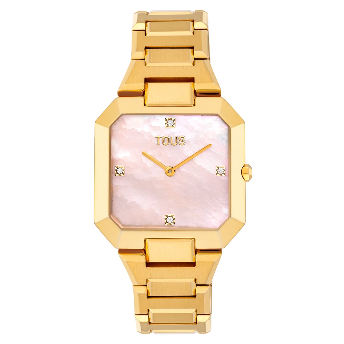 Tous - Reloj Analógico Con Brazalete De Acero Dorado Y Esfera De Nácar Rosa Karat - Único